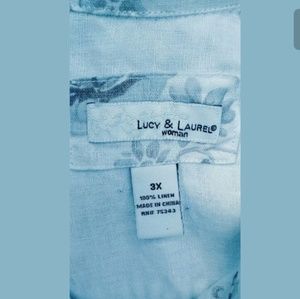 Lucy & Laurel Jackets & Coats - Lucy & Laurel Floral Linen Button Front Jacket Lucy & Laurel Jackets & Coats - Lucy & Laurel Floral Linen Button Front Jacket